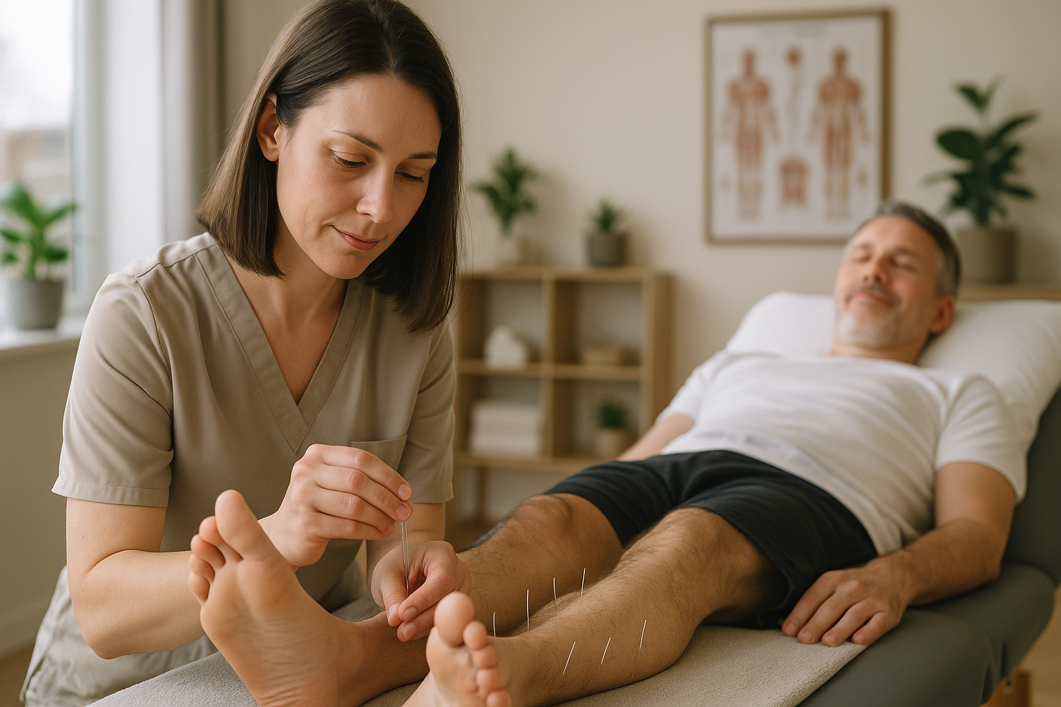 Aurora, OH acupuncture treatment for nerve pain and neuropathy relief with a licensed practitioner.